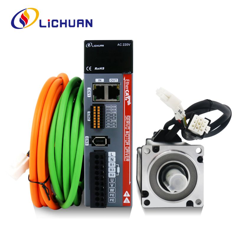 Ethercat AC Servo Motor 200W 3000rpm 0.637nm A ຊຸດ